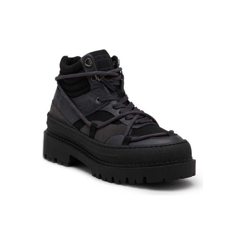 Tommy Jeans Kožené pohorky TJW HYBRID BOOT 84493609