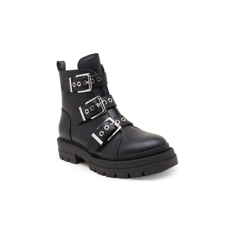 Guess Kotníkové boty OBIA s přídavkem kůže 84466425