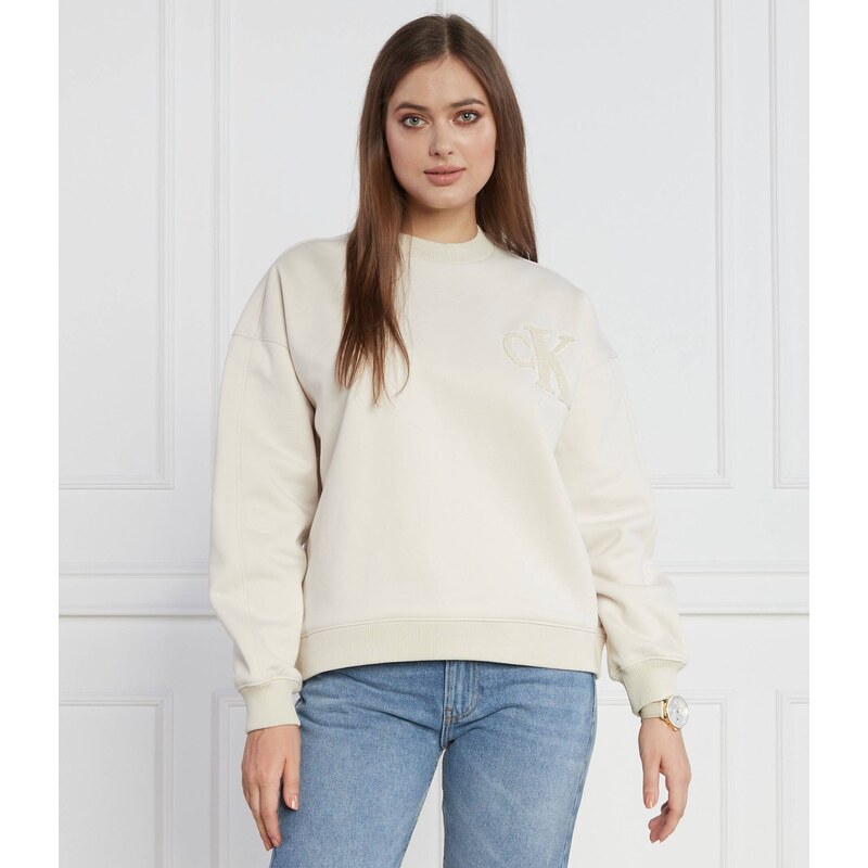 Calvin Klein Jeans Mikina CHENILLE CK CREWNECK | Regular Fit