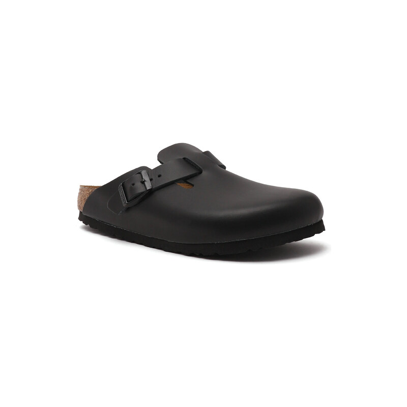 Birkenstock Kožené pantofle typu mules Boston NL | narrow fit