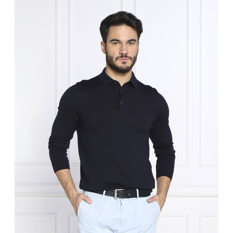 BOSS BLACK vlněné polokošile | regular fit