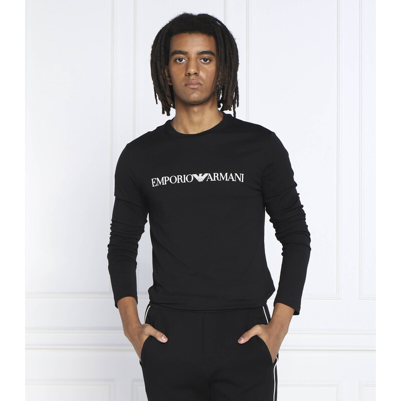 Emporio Armani Tričko s dlouhým rukávem | Slim Fit
