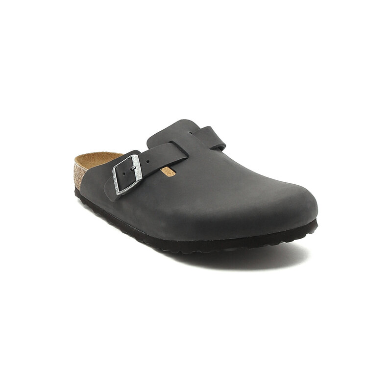 Birkenstock Kožené pantofle typu mules Boston | regular fit