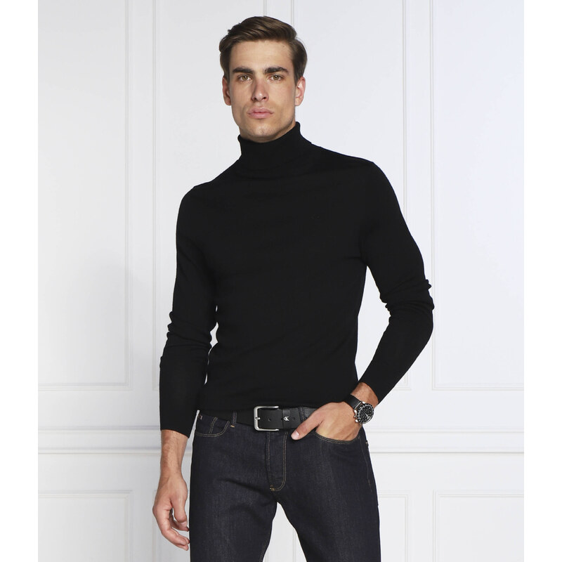 Calvin Klein vlněný rolák | slim fit