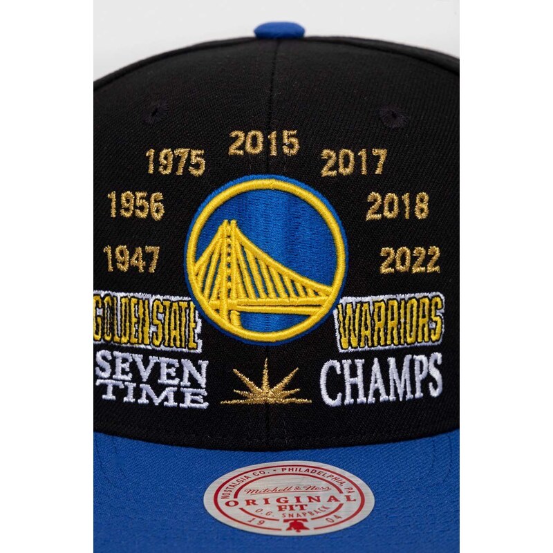 Kšiltovka Mitchell&Ness černá barva, vzorovaná