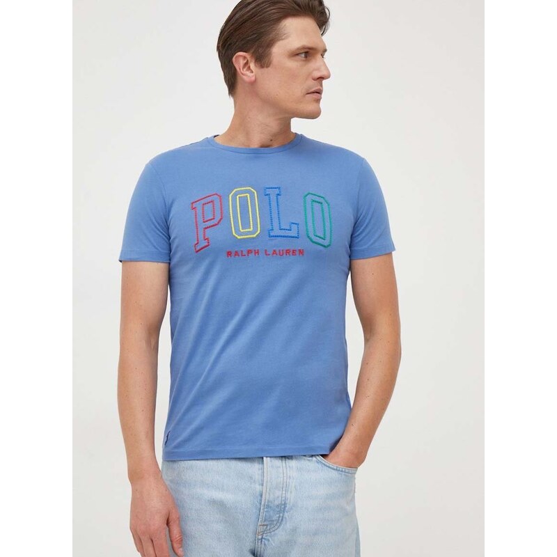 Bavlněné tričko Polo Ralph Lauren s aplikací