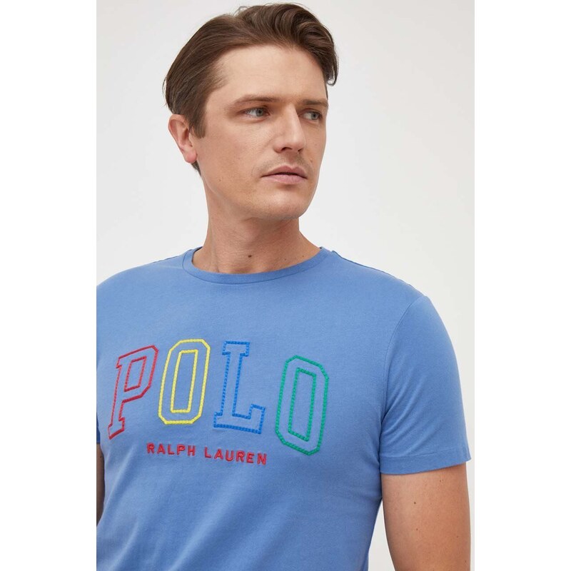 Bavlněné tričko Polo Ralph Lauren s aplikací