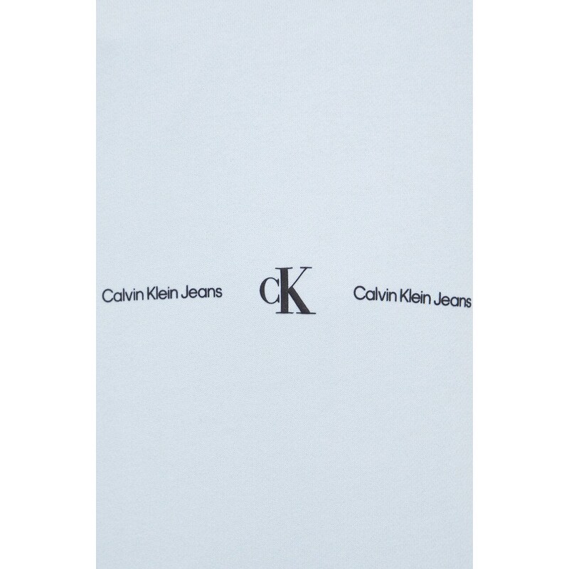 Bavlněná mikina Calvin Klein Jeans pánská, s potiskem