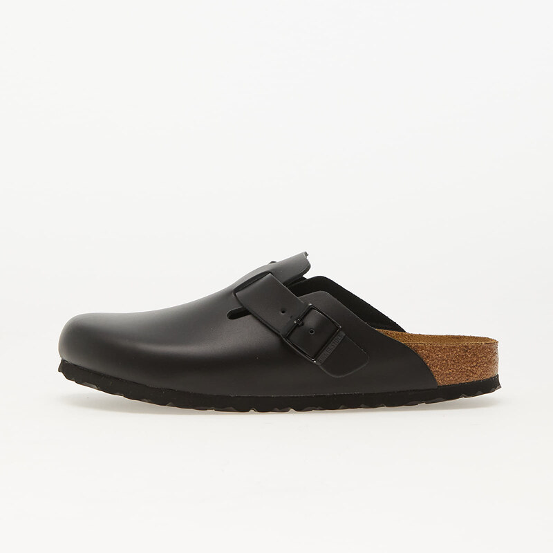 Pantofle Birkenstock Boston Natural Leather Black