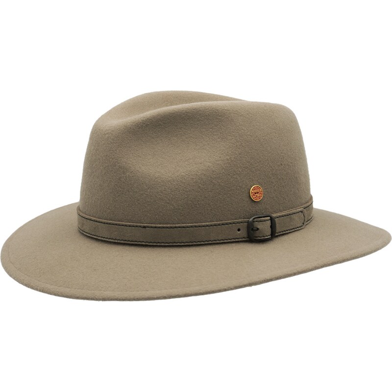 Cestovní nemačkavý voděodolný béžový klobouk Mayser - Gedeon Mayser