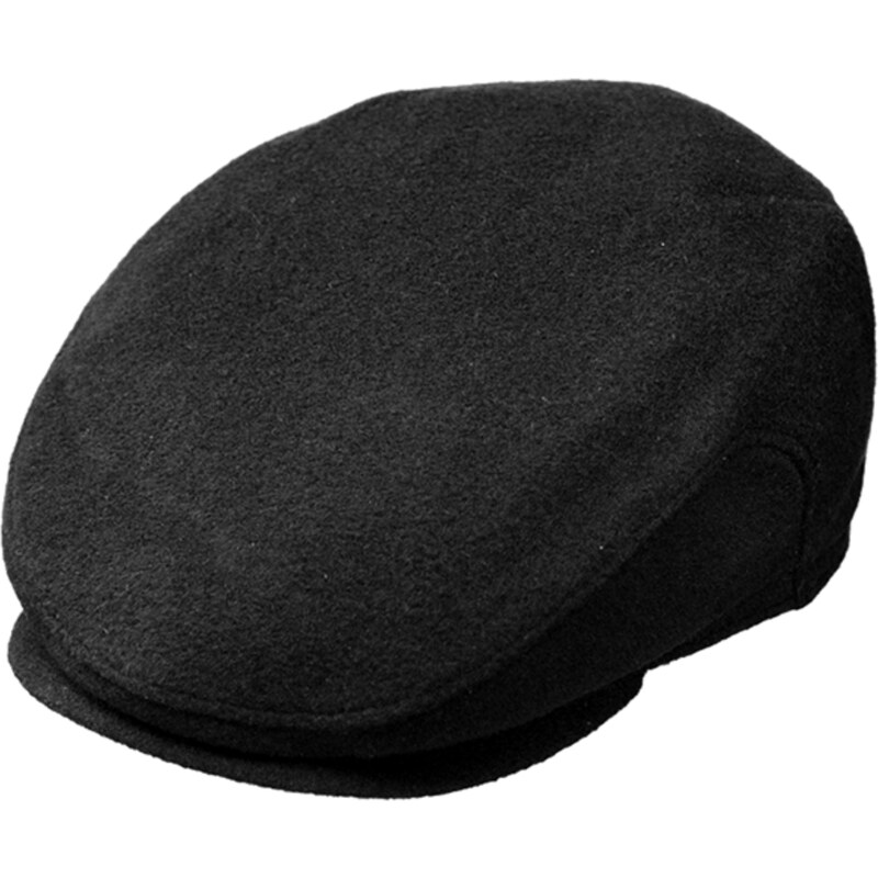 Zimní černá vlněná bekovka driver cap od Fiebig (ušní klapky)
