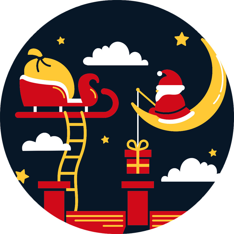Pánský svetr Santa Moon Frogies