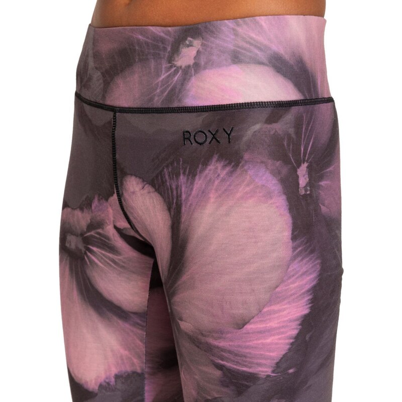 Dámské termoprádlo Roxy Daybreak Bottom true black pansy pansy