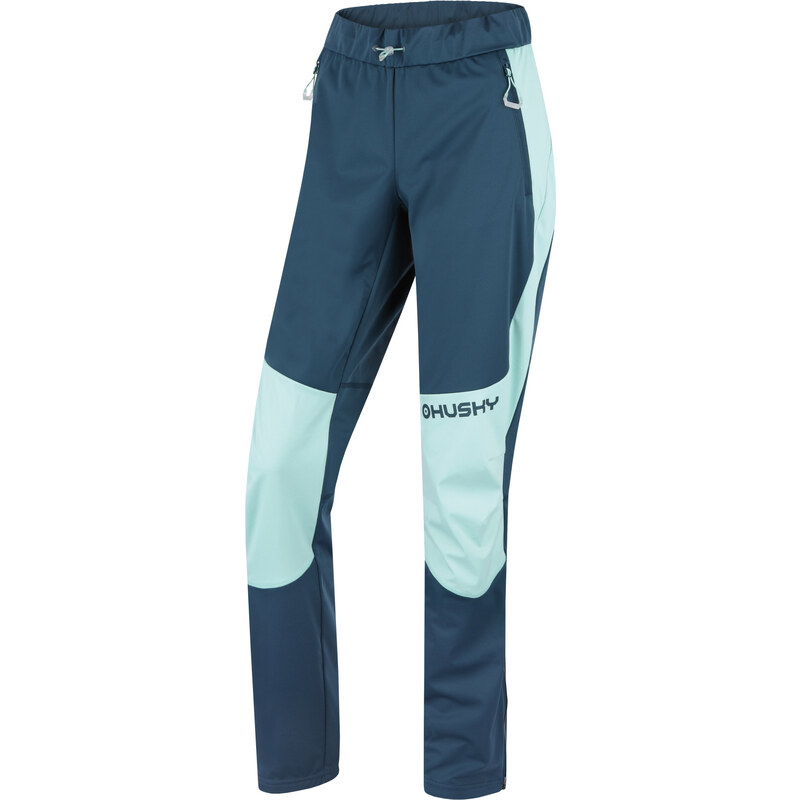 Husky Kala dámské softshellové kalhoty mint/turquoise