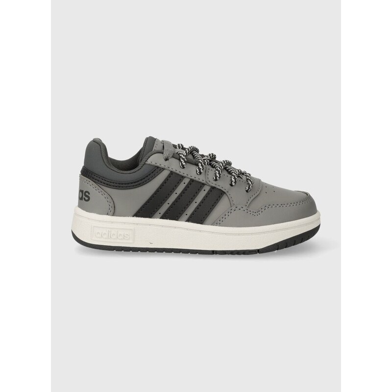 Dětské sneakers boty adidas Originals HOOPS 3.0 K šedá barva