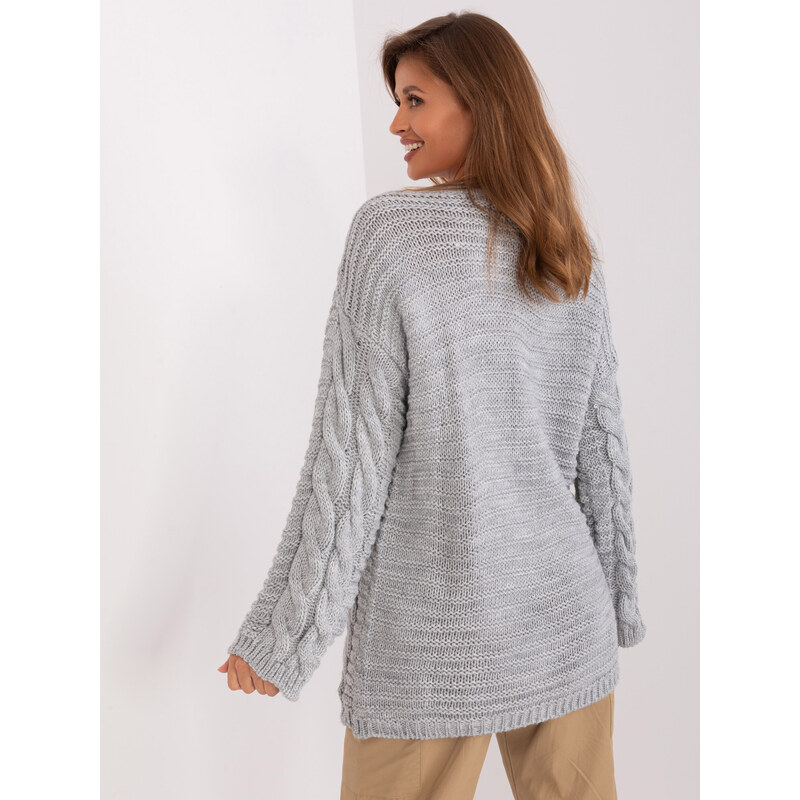 Sweter BA SW model 18987582 szary - FPrice