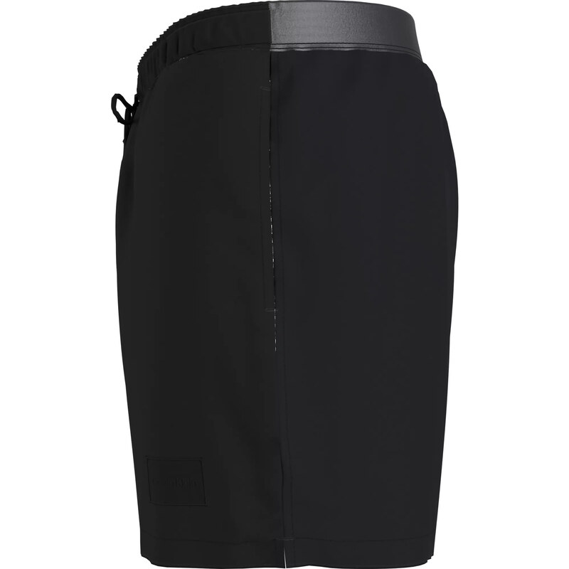 Pánské plavky Tkaný spodní díl MEDIUM DRAWSTRING KM0KM00919BEH - Calvin Klein