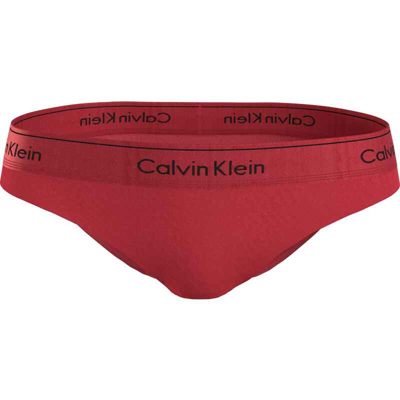 Dámské kalhotky BIKINI 000QF7451E XAT červené - Calvin Klein