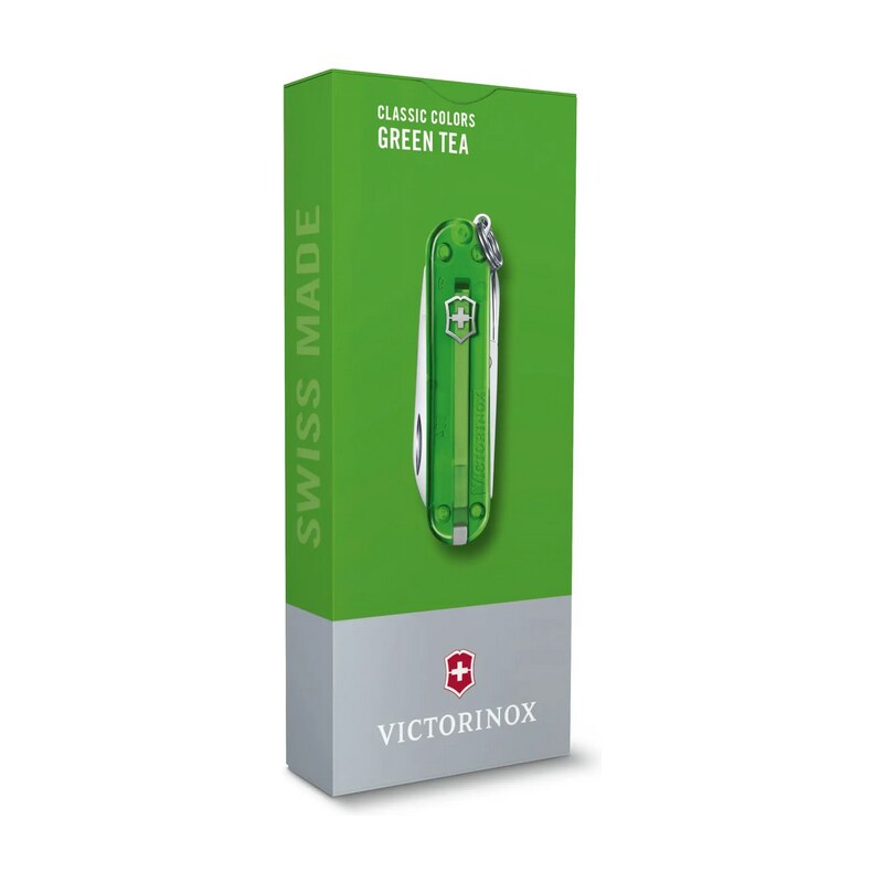 Victorinox Classic SD transparent Colors Green Tea