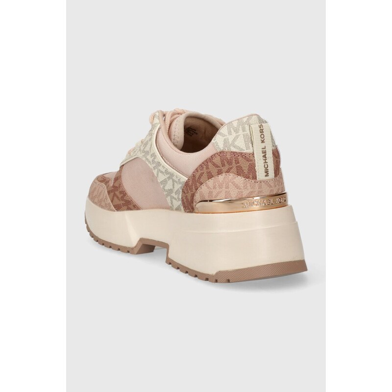 Sneakers boty MICHAEL Michael Kors Percy růžová barva, 43H3PCFS1B