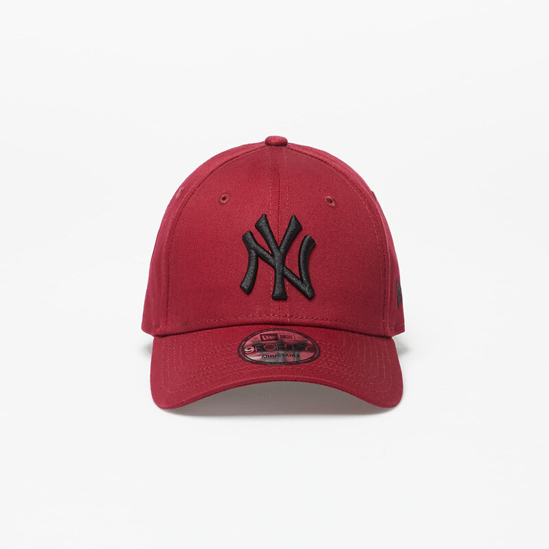 Kšiltovka New Era New York Yankees League Essential 9FORTY Adjustable Cap Cardinal/ Black