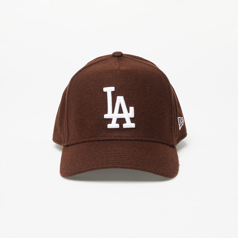 Kšiltovka New Era Los Angeles Dodgers Melton Wool A-Frame Trucker Cap Nfl Brown Suede/ White