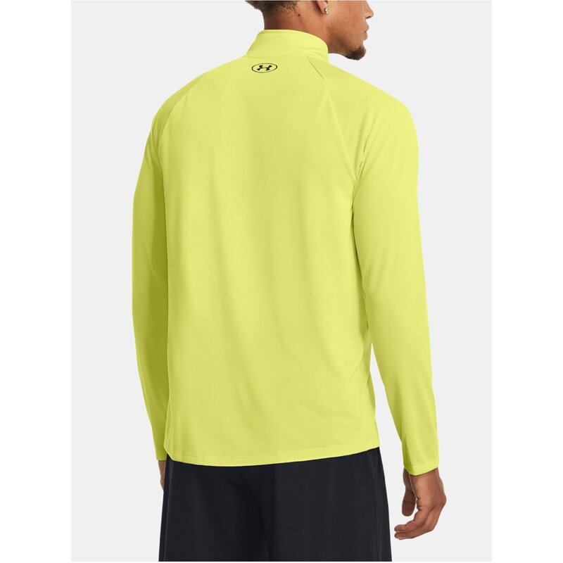 Žluté sportovní tričko Under Armour UA Tech 2.0 1/2 Zip