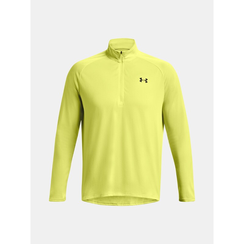 Žluté sportovní tričko Under Armour UA Tech 2.0 1/2 Zip