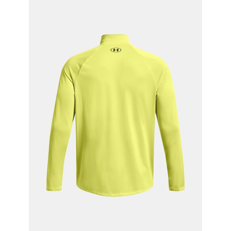 Žluté sportovní tričko Under Armour UA Tech 2.0 1/2 Zip