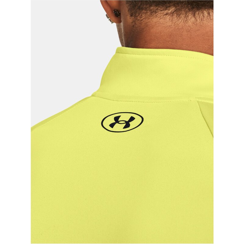 Žluté sportovní tričko Under Armour UA Tech 2.0 1/2 Zip