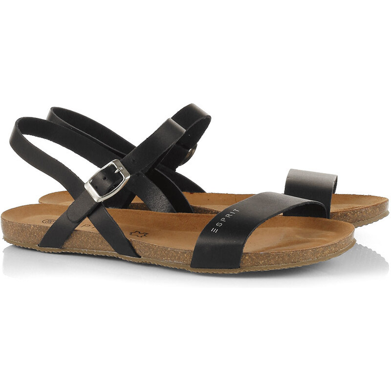 Esprit Moderní sandály z pravé kůže
