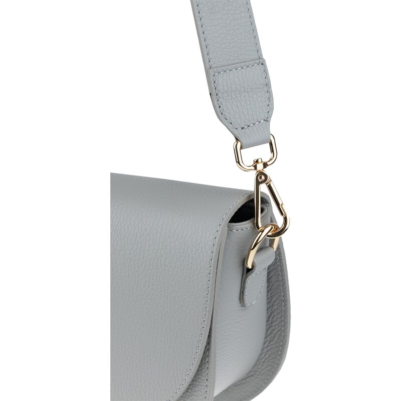 NovaKabelka.cz Kožená kabelka crossbody Ramona Grigio