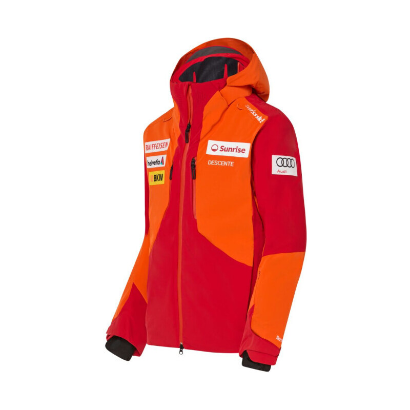 Pánská lyžařská bunda Descente SWISS - oranžová XXL