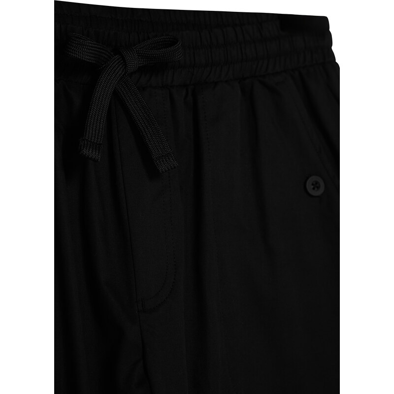 Trendyol Black Regular Fit Waist Lacing Detail Trousers