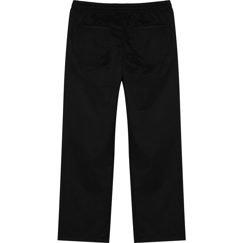 Trendyol Black Regular Fit Waist Lacing Detail Trousers