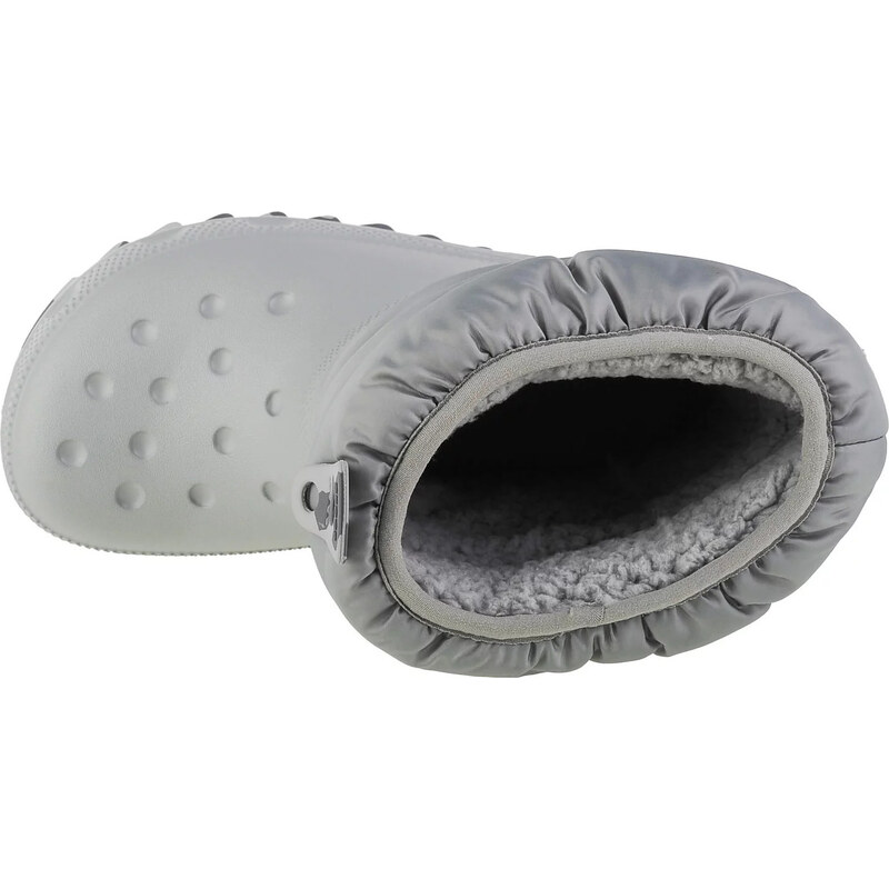 ŠEDÉ DĚTSKÉ SNĚHULE CROCS CLASSIC NEO PUFF BOOT KIDS Šedá