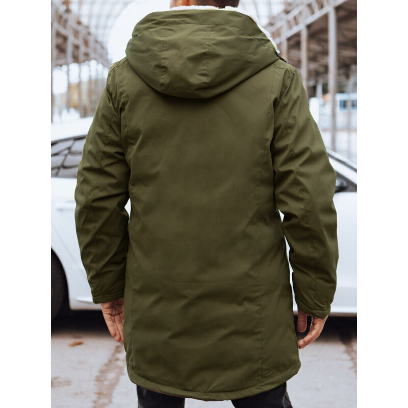 BASIC Khaki teplá pánská parka