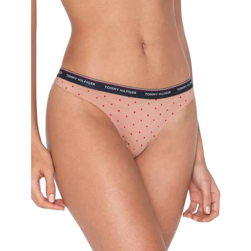 Spodní prádlo Tommy Hilfiger 3P Bikini Dot Print W UW0UW01385