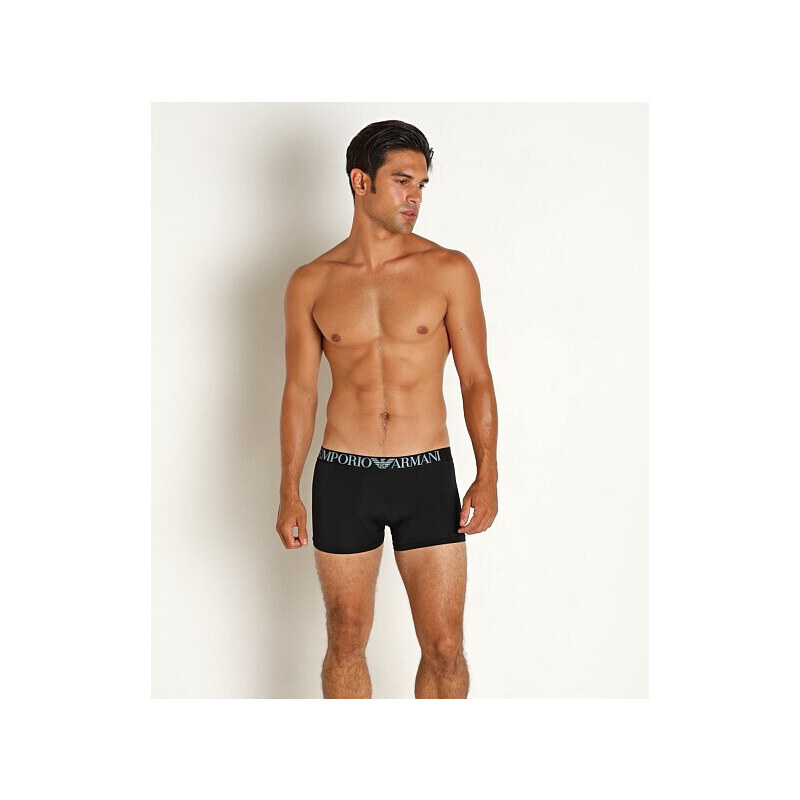 Pánské boxerky 111290 3F535 00020 černé - Emporio Armani