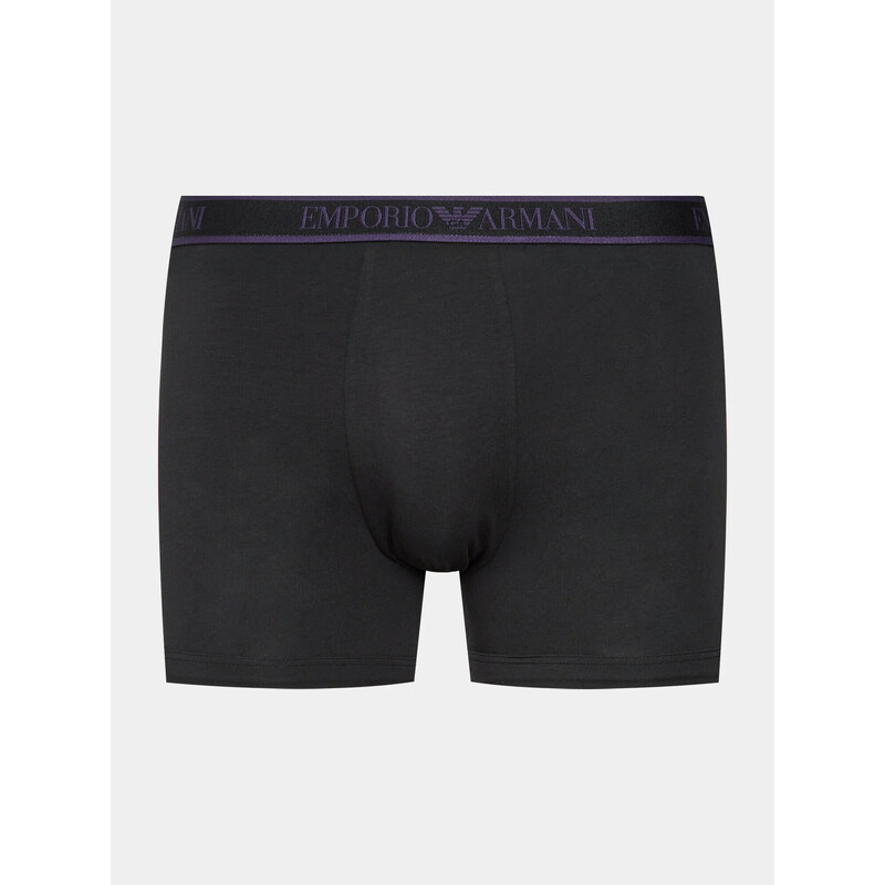 Pánské boxerky 3PACK 111473 3F717 29821 černé - Emporio Armani