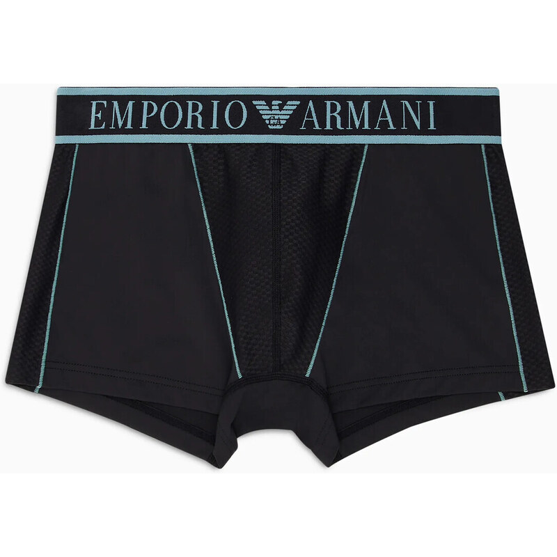 Pánské boxerky 112043 3F532 00020 černé - Emporio Armani