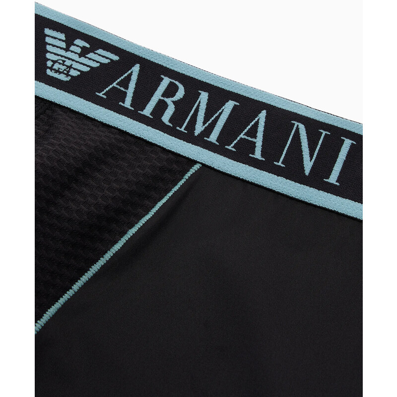 Pánské boxerky 112043 3F532 00020 černé - Emporio Armani