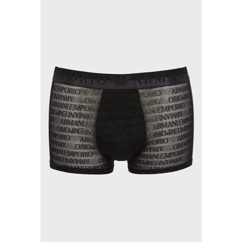 Pánské boxerky 112051 3F527 00020 černé - Emporio Armani