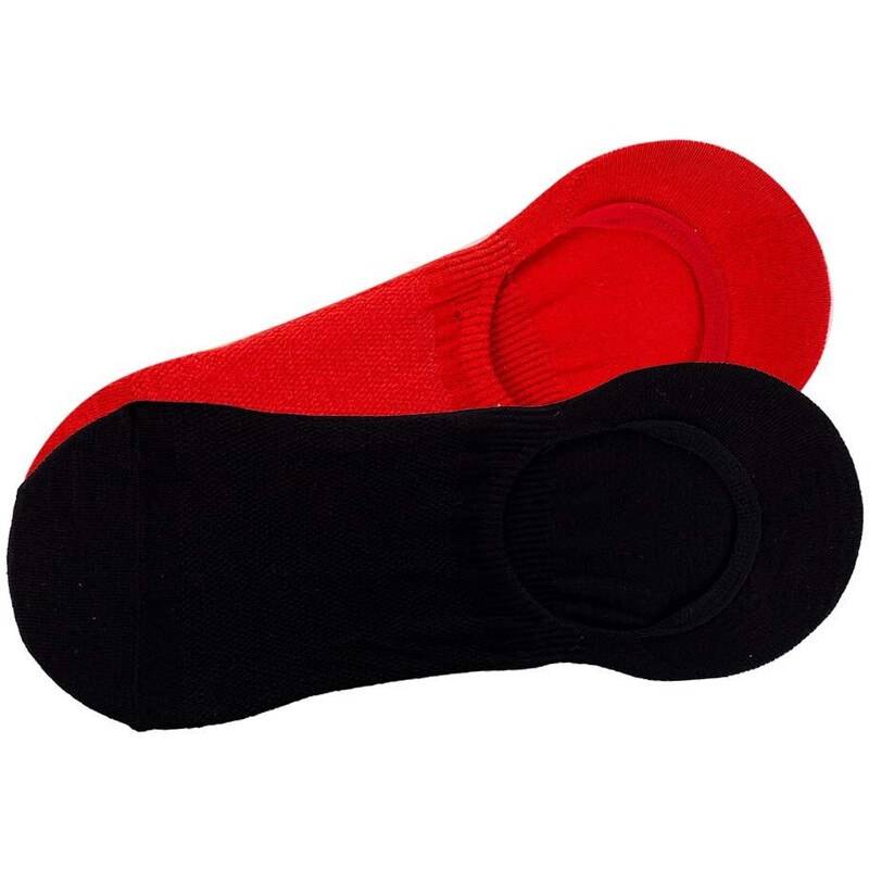 Calvin Klein Ponožky 100001919 Black/Red