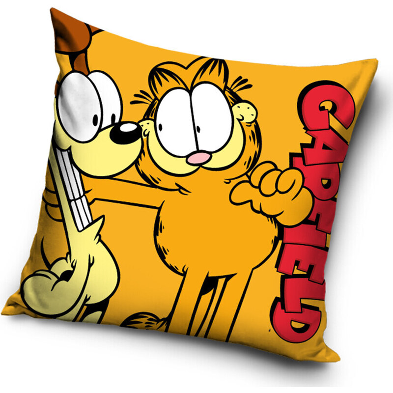 Carbotex Dětský polštářek Garfield a kamarád Odie