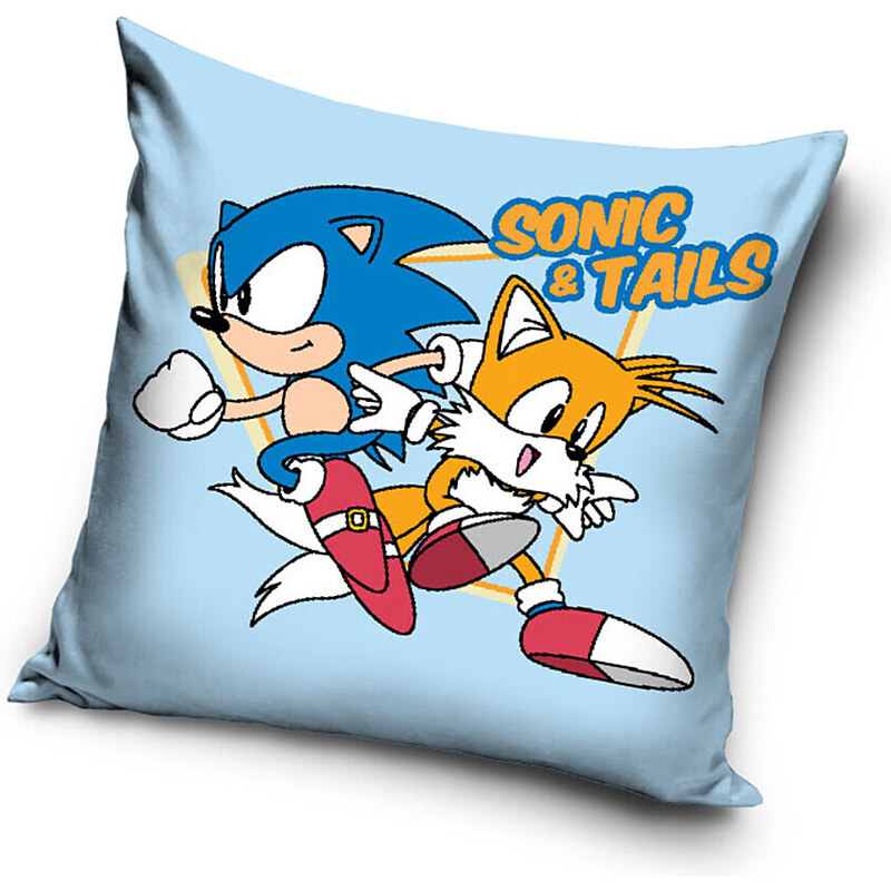 Carbotex Dětský polštářek Ježek Sonic a Tails