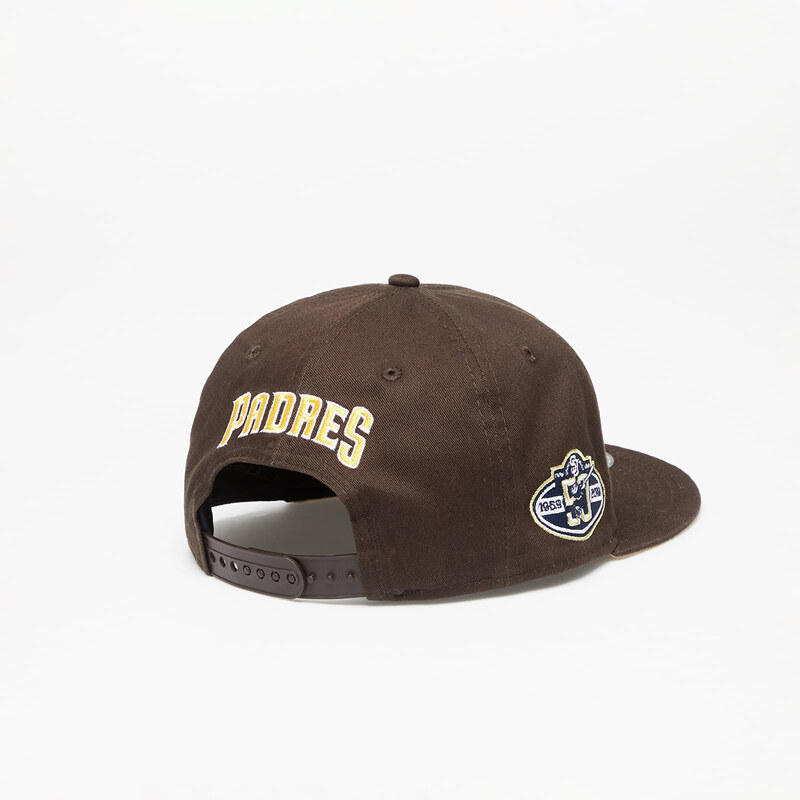 Kšiltovka New Era San Diego Padres Side Patch 9FIFTY Snapback Cap Nfl Brown Suede/ Bronze