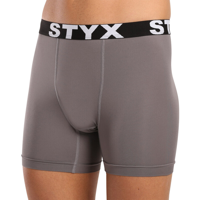 Pánské funkční boxerky Styx tmavě šedé (W1063)