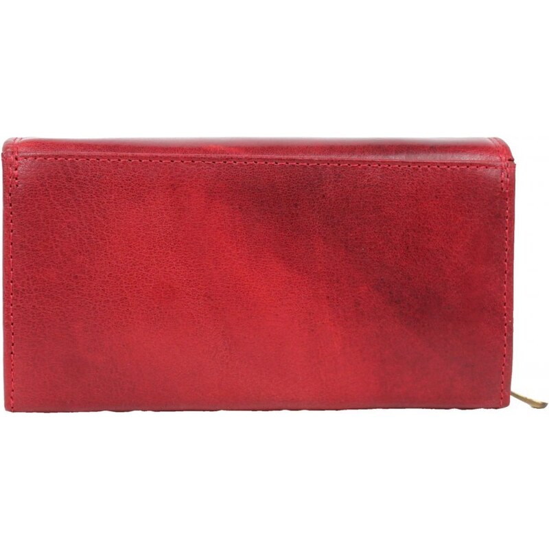 Sendi Design Dámská kožená peněženka B-D204 RFID červená