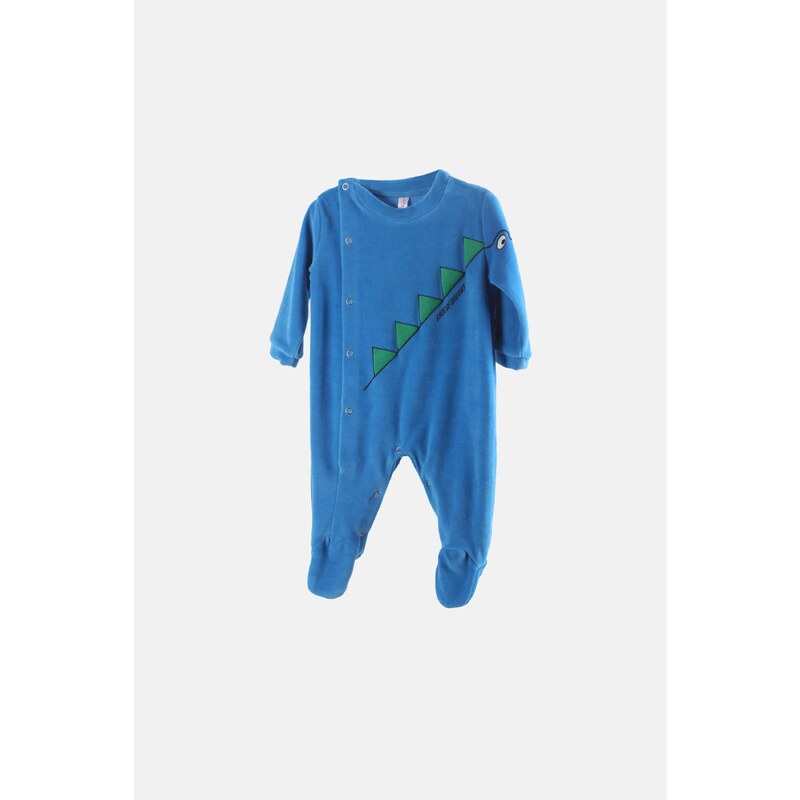 JOYCE Dětský kojenecký dlouhý overal "CROC OLOSOMO"/Modrý, zelený